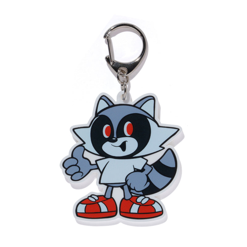 RACKEY THE RACCOON  KEYCHAIN